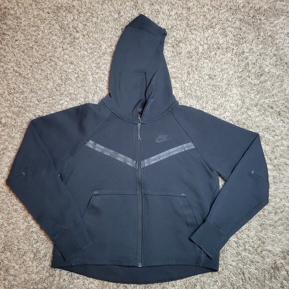 Nike Tops - Nike Women's Sportswear Tech Fleece Hoodie Black CW4298-010 Size Small
